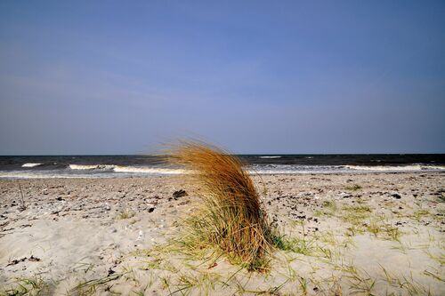 Strand vor der Tür